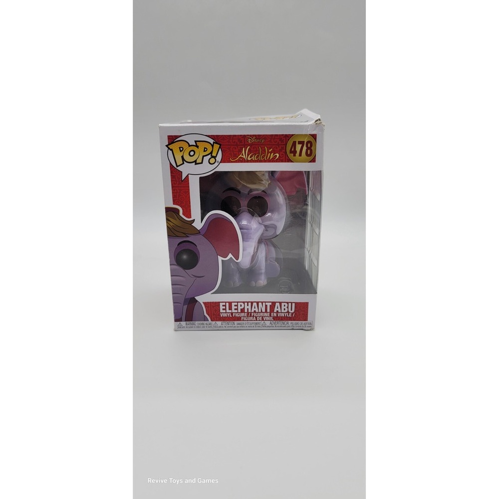 Funko POP! Disney - Aladdin S2 Vinyl Figure - ELEPHANT ABU #478 - New in Box